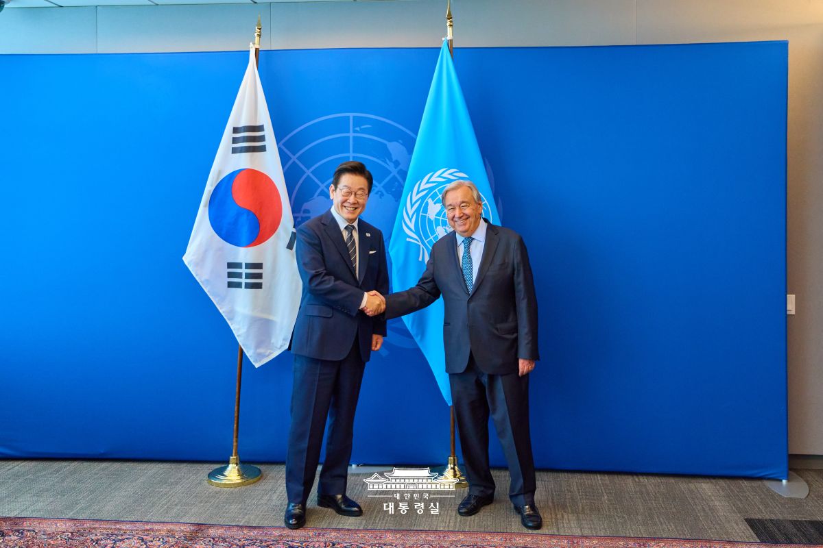 안토니우 구테레쉬 유엔 사무총장 면담